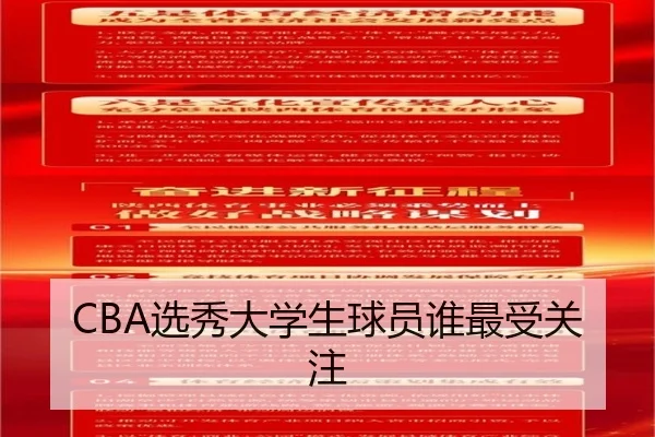 CBA选秀大学生球员谁最受关注